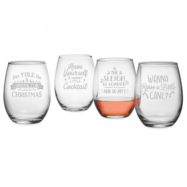 Funtie Stemless Wine Glasses