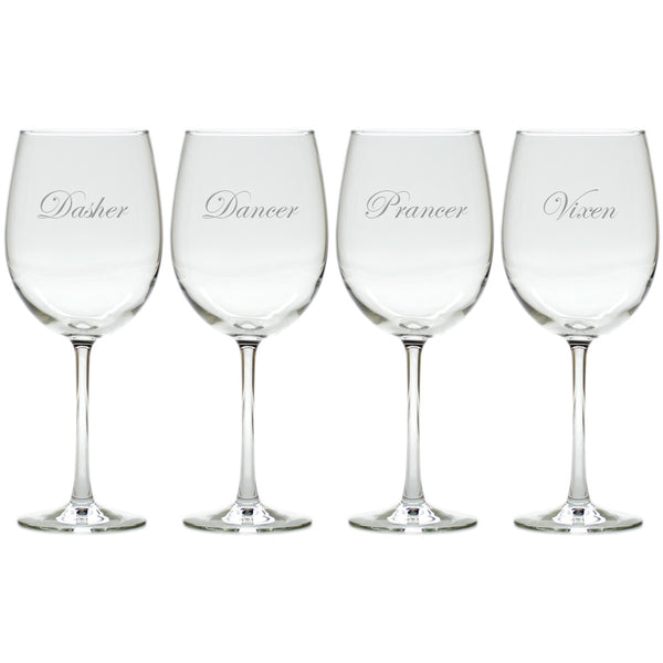 Buy Bridesmaid Wine Glass Set of 4, Engraved Bridesmaid Wine