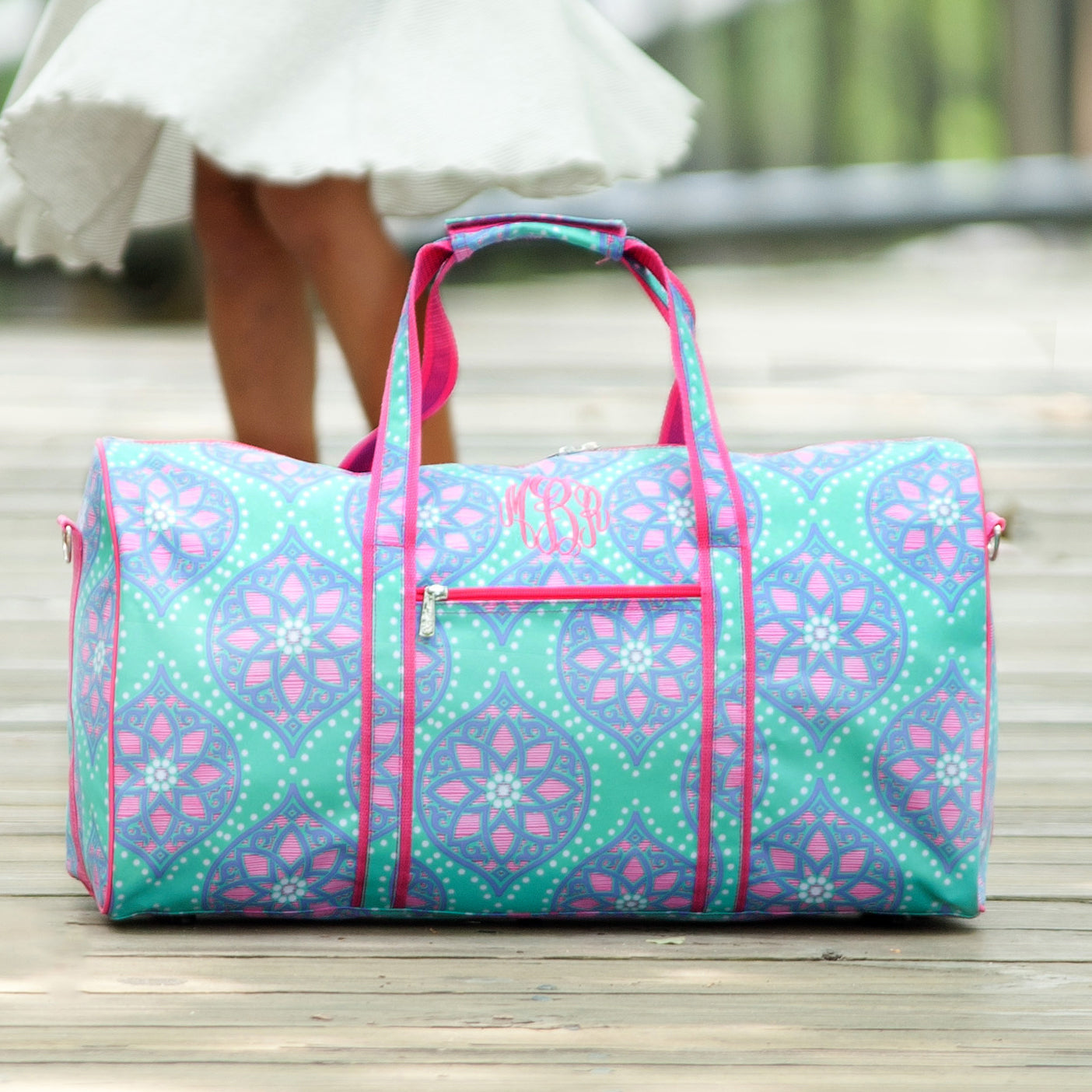 Personalized Girl Duffle Bag Monogrammed Duffle Bag for Girl 