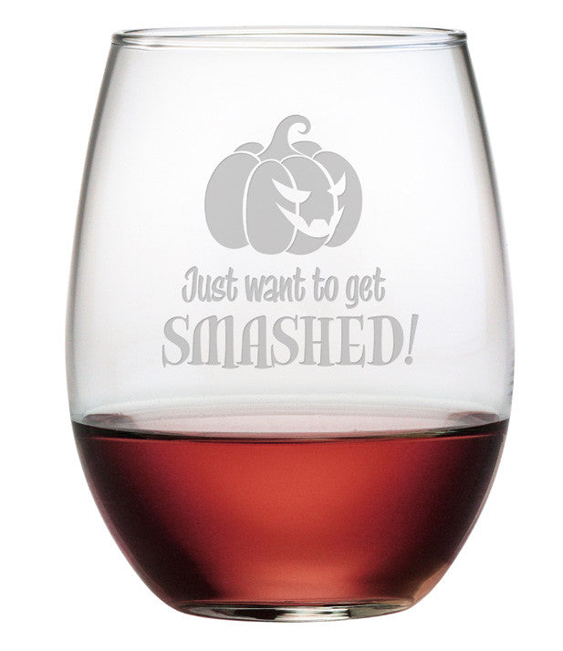 Stemless Wine Glasses Set of 4,Funny Wine Glass for Women with
